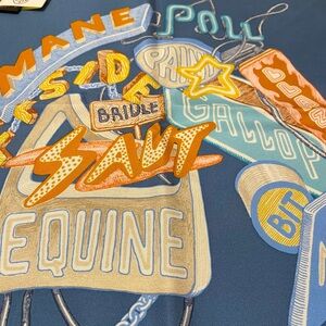New square Hermes scarf; in box with tags.